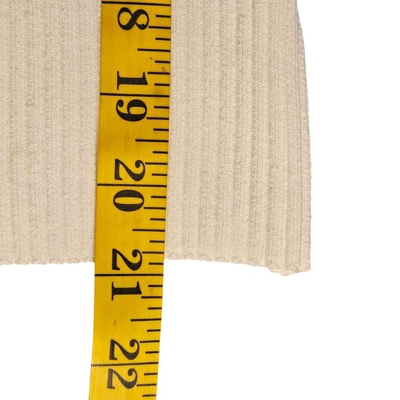 Aje Women’s Ivory L Ribbed Tank Top Minimalist Chic Quiet Luxury Capsule Wardrob - Picture 14 of 14